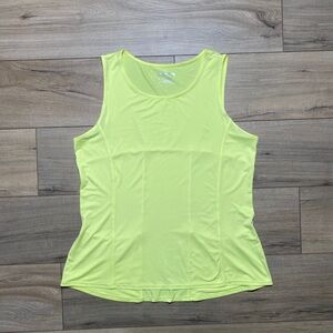 Reel Legends Womens Reel-Tec Back Pocket Tank Top Size Large Yellow‎